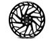 Axe Wheels Zeus Gloss Black Milled 8-Lug Wheel; 20x10; -19mm Offset (17-22 F-350 Super Duty SRW)