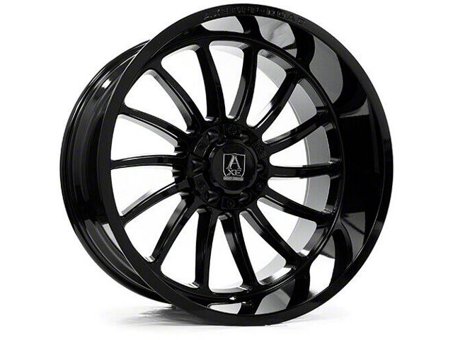 Axe Wheels Chronus Gloss Black 6-Lug Wheel; 20x10; -19mm Offset (2024 Ranger)