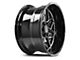 Axe Wheels Nemesis Gloss Black Milled 6-Lug Wheel; 22x12; -44mm Offset (2024 Ranger)