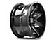 Axe Wheels Atremis Gloss Black Milled 5-Lug Wheel; 20x10; -19mm Offset (94-01 RAM 1500)