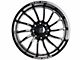 Axe Wheels Chronus Gloss Black Milled 8-Lug Wheel; 22x12; -44mm Offset (94-02 RAM 2500)