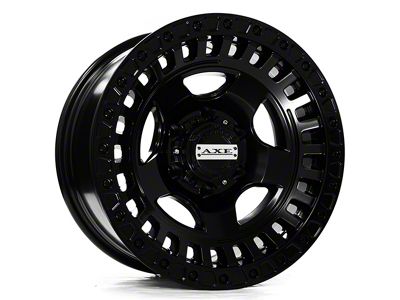 Axe Wheels Trojan Satin Black 6-Lug Wheel; 17x8.5; -15mm Offset (99-06 Sierra 1500)