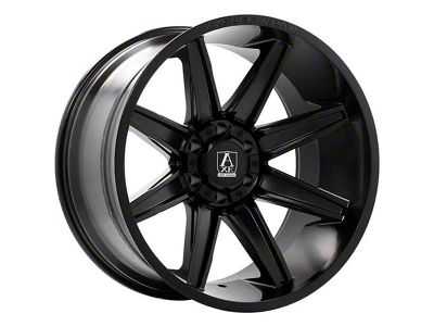 Axe Wheels Atremis Gloss Black Milled 6-Lug Wheel; 20x10; -19mm Offset (99-06 Silverado 1500)