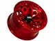 Axe Wheels Chaos Candy Red 6-Lug Wheel; 17x9; 0mm Offset (99-06 Silverado 1500)