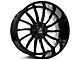 Axe Wheels Chronus Gloss Black 6-Lug Wheel; 22x12; -44mm Offset (99-06 Silverado 1500)