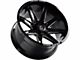 Axe Wheels Atremis Gloss Black Milled 6-Lug Wheel; 20x10; -19mm Offset (23-24 Canyon)