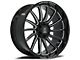 Axe Wheels Chronus Gloss Black Milled 6-Lug Wheel; 20x10; -19mm Offset (23-24 Canyon)