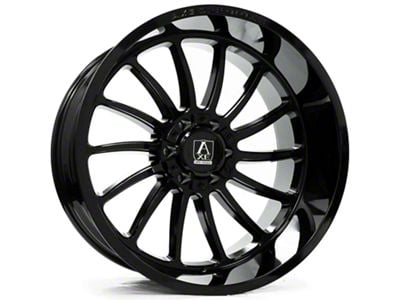 Axe Wheels Chronus Gloss Black 6-Lug Wheel; 24x12; -44mm Offset (23-24 Canyon)