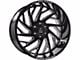 Axe Wheels Zeus Gloss Black Milled 6-Lug Wheel; 20x10; -19mm Offset (23-24 Canyon)