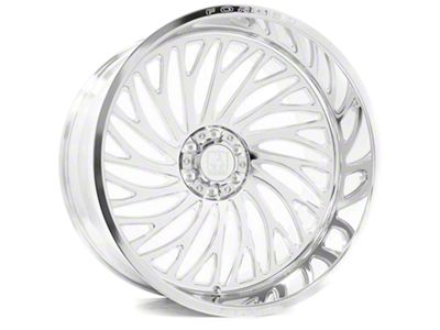 Axe Wheels AF10 Forged Fully Polished 6-Lug Wheel; Left Directional; 22x12; -44mm Offset (23-24 Colorado)