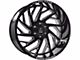 Axe Wheels Zeus Gloss Black Milled 6-Lug Wheel; 20x10; -19mm Offset (23-24 Colorado)