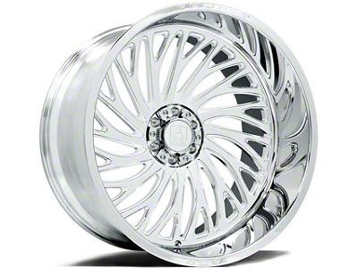 Axe Wheels AF10 Forged Fully Polished 6-Lug Wheel; Right Directional; 22x12; -44mm Offset (19-24 RAM 1500)