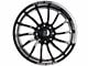 Axe Wheels Chronus Gloss Black Milled 8-Lug Wheel; 22x12; -44mm Offset (19-24 RAM 3500 SRW)