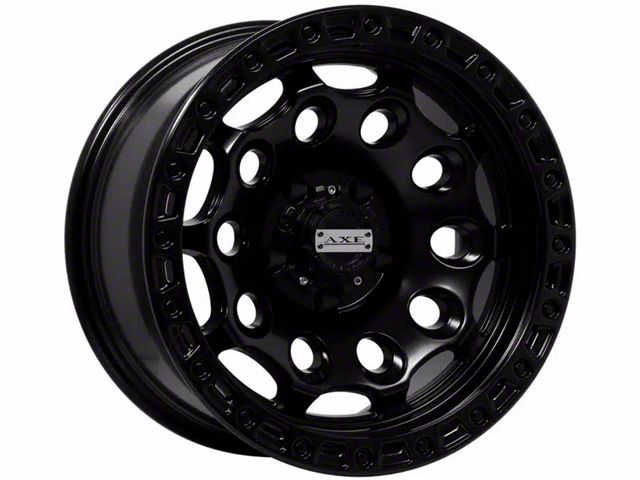 Axe Wheels Chaos Satin Black 6-Lug Wheel; 17x9; 0mm Offset (19-23 Ranger)