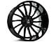 Axe Wheels Chronus Gloss Black 6-Lug Wheel; 24x12; -44mm Offset (19-23 Ranger)