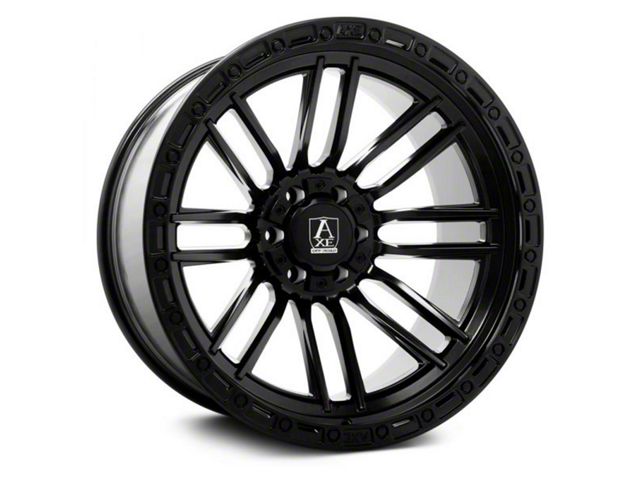 Axe Wheels Icarus Satin Black 8-Lug Wheel; 20x9.5; 15mm Offset (20-24 Sierra 2500 HD)