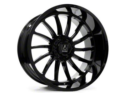 Axe Wheels Chronus Gloss Black 6-Lug Wheel; 22x10; -19mm Offset (19-24 Silverado 1500)