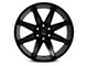 Axe Wheels Artemis Satin Black 8-Lug Wheel; 22x12; -44mm Offset (07-10 Silverado 2500 HD)
