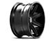 Axe Wheels Artemis Satin Black 8-Lug Wheel; 22x12; -44mm Offset (07-10 Silverado 2500 HD)