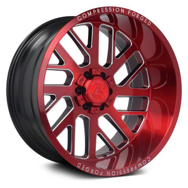 Axe Wheels Silverado 2500 AX2.2 Candy Red 8-Lug Wheel; 22x12; -44mm ...