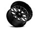 Axe Wheels AX6.0 Gloss Black Milled 8-Lug Wheel; 22x12; -44mm Offset (07-10 Silverado 2500 HD)