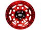 Axe Wheels Chaos Candy Red 6-Lug Wheel; 17x9; 0mm Offset (15-20 Yukon)