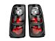 Altezza Tail Lights; Matte Black Housing; Clear Lens (03-06 Silverado 1500 Fleetside)