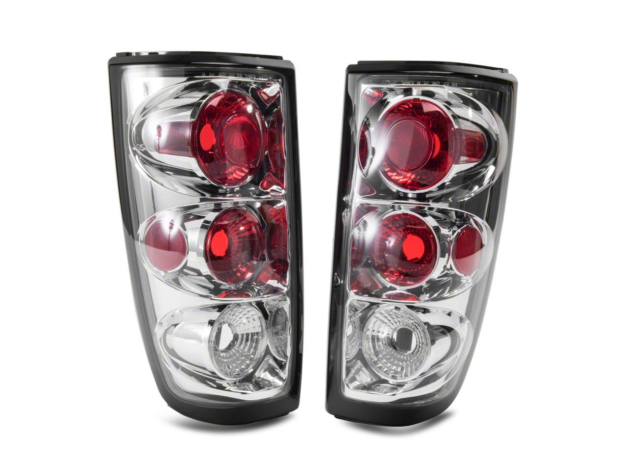 Silverado 1500 Altezza Tail Lights; Chrome (99-02 Silverado 1500 Fleetside)