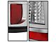 Version 2 LED Tail Lights; Chrome Housing; Clear Lens (03-06 Silverado 1500 Fleetside)