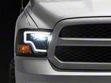 Raxiom Axial Series LED Headlights; Black Housing; Clear Lens (09-18 RAM 1500 w/ Factory Halogen Non-Projector Headlights)