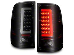 Raxiom Axial Series C-Tube LED Tail Lights; Black Housing; Smoked Lens (07-13 Sierra 1500)