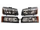 Raxiom Axial Series OEM Style Replacement Headlights; Chrome Housing; Clear Lens (03-06 Silverado 1500)