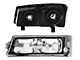 Raxiom Axial Series OEM Style Replacement Headlights; Chrome Housing; Clear Lens (03-06 Silverado 1500)