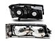 Raxiom Axial Series OEM Style Replacement Headlights; Chrome Housing; Smoked Lens (03-06 Silverado 1500)