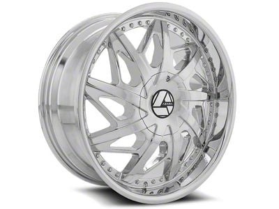 Azara AZA-510 Nano Chrome 6-Lug Wheel; 22x9.5; 25mm Offset (23-25 Canyon)