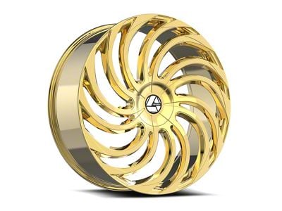 Azara AZA-534 Gold Plated 6-Lug Wheel; 28x9.5; 22mm Offset (23-25 Canyon)