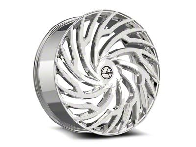 Azara AZA-536 Nano Chrome 6-Lug Wheel; 22x9.5; 22mm Offset (23-25 Canyon)