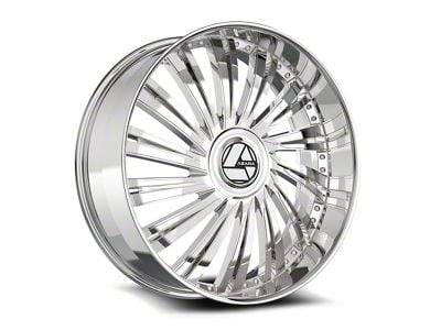 Azara AZX-102 Chrome 6-Lug Wheel; 28x9.5; 22mm Offset (23-25 Canyon)