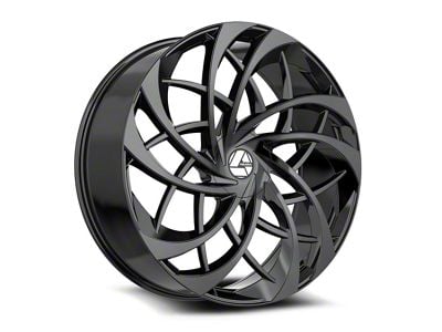 Azara AZA-540 Gloss Black 6-Lug Wheel; 30x9.5; 22mm Offset (23-25 Colorado)