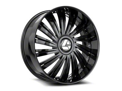 Azara AZX-102 Gloss Black 6-Lug Wheel; 26x9.5; 22mm Offset (23-25 Colorado)