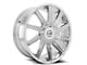 Azara AZA-506 Chrome 5-Lug Wheel; 18x8; 35mm Offset (87-90 Dakota)