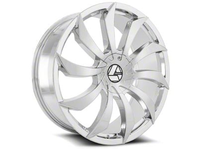 Azara AZA-507 Chrome 5-Lug Wheel; 18x8; 35mm Offset (87-90 Dakota)