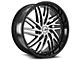 Azara AZA-509 Gloss Black and Machined 5-Lug Wheel; 18x8; 35mm Offset (87-90 Dakota)