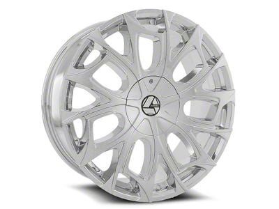 Azara AZA-512 Chrome 5-Lug Wheel; 22x8.5; 38mm Offset (87-90 Dakota)