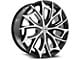 Azara AZA-512 Gloss Black and Machined 5-Lug Wheel; 18x8; 35mm Offset (87-90 Dakota)