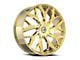 Azara AZA-527 Gold 5-Lug Wheel; 18x8; 35mm Offset (87-90 Dakota)