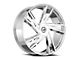 Azara AZA-529 Nano Chrome 5-Lug Wheel; 18x8; 35mm Offset (87-90 Dakota)