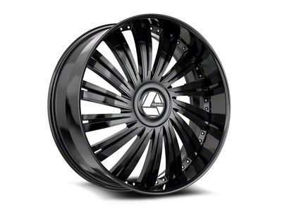 Azara AZX-102 Gloss Black 5-Lug Wheel; 18x8; 35mm Offset (87-90 Dakota)