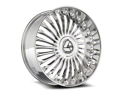 Azara AZX-103 Nano Chrome 5-Lug Wheel; 18x8; 35mm Offset (87-90 Dakota)