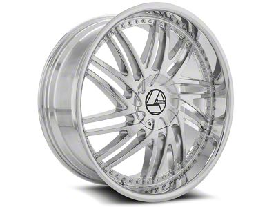 Azara AZA-509 Chrome 6-Lug Wheel; 22x9.5; 25mm Offset (21-24 F-150)